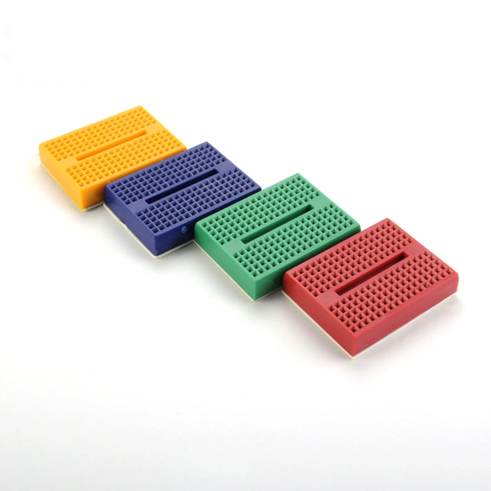 SYB-170 5 Colors Mini Solderless Breadboard Prototype Experiment Test Protoboard 170 Tie-Points For Arduino Shield
SYB-170 5 Colors Mini Solderless Breadboard Prototype Experiment Test Protoboard 170 Tie-Points For Arduino Shield