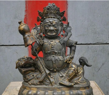 xd 002587 19" Tibetan Buddhism Bronze Yellow Jambhala Yamantaka Buddha Sculpture Statue
xd 002587 19" Tibetan Buddhism Bronze Yellow Jambhala Yamantaka Buddha Sculpture Statue