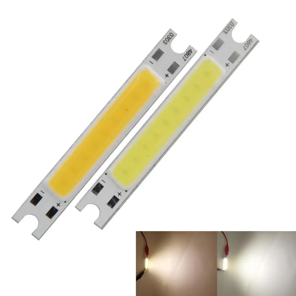 big promotion 48mm*7mm 3W DC 9V 2900-3100k LED COB Strip Bulb Lamp Flip chip High lumen Light Source Module COB for Wall Lamp
big promotion 48mm*7mm 3W DC 9V 2900-3100k LED COB Strip Bulb Lamp Flip chip High lumen Light Source Module COB for Wall Lamp