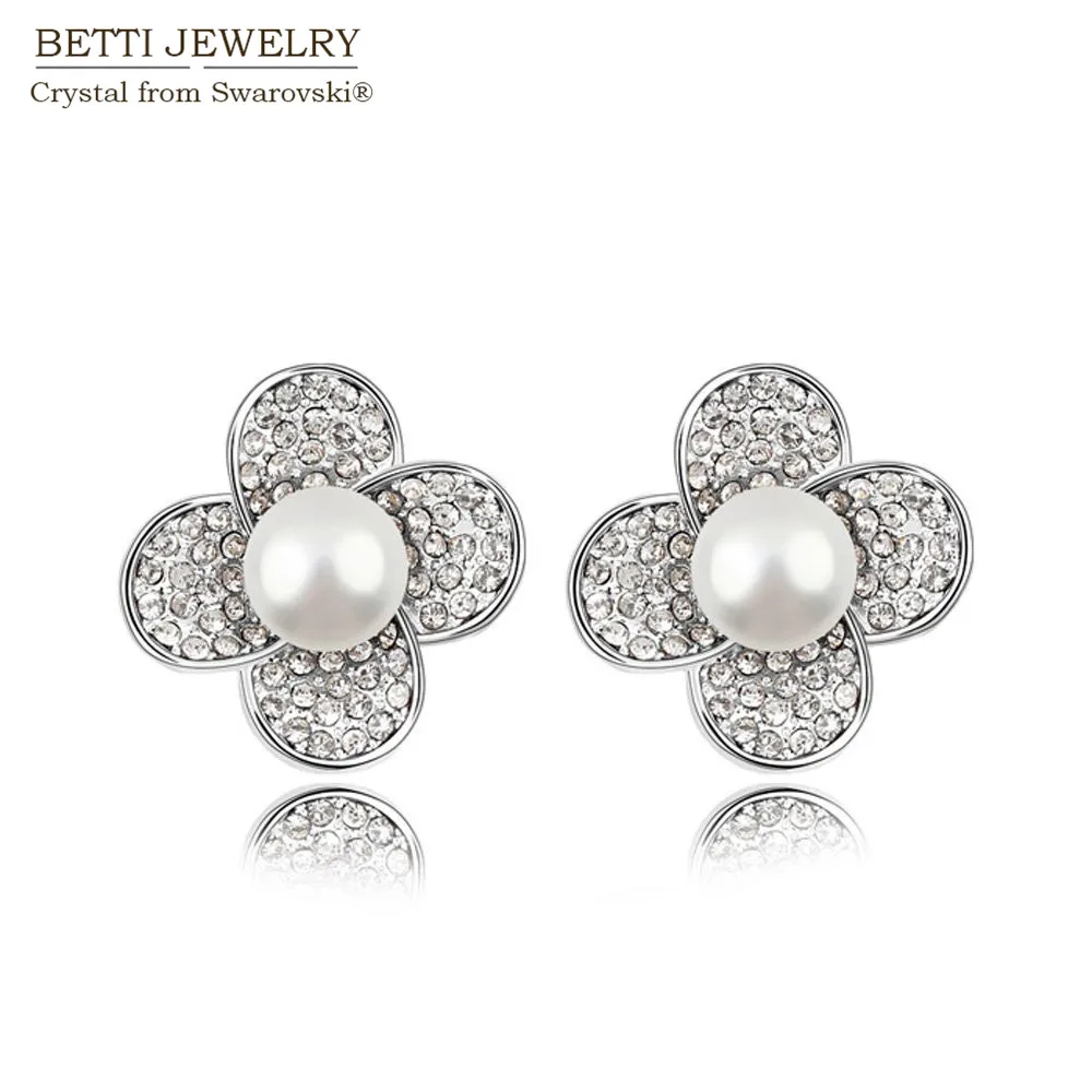 2016 new gift for girlfriend! charming created pearl earrings With Crystals From Swarovski 5 colors available for mother's day
2016 new gift for girlfriend! charming created pearl earrings With Crystals From Swarovski 5 colors available for mother's day