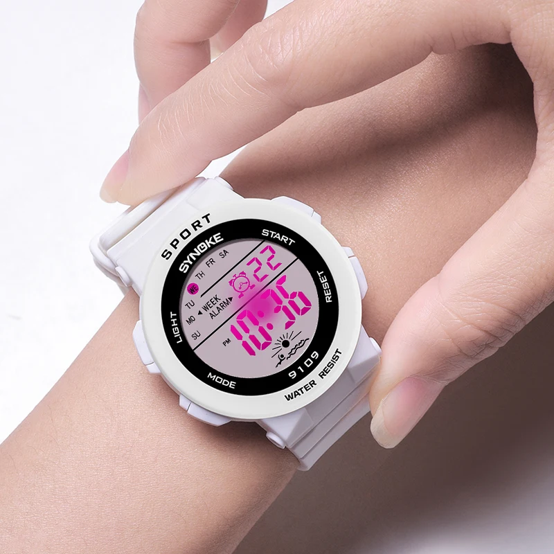 SYNOKE Fashion Ladies Digital Women Watch Sports Watches 50m Waterproof Boys Girls Students Wristwatch Alarm Relogio Feminino
SYNOKE Fashion Ladies Digital Women Watch Sports Watches 50m Waterproof Boys Girls Students Wristwatch Alarm Relogio Feminino