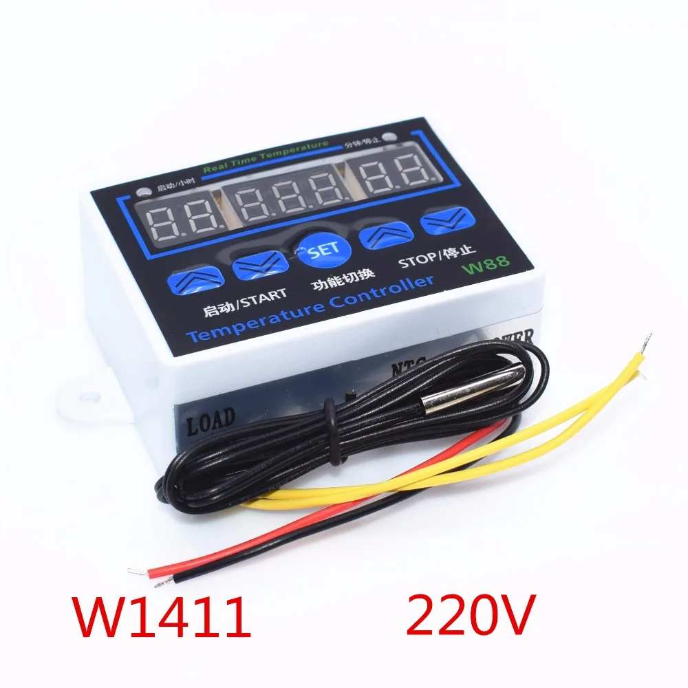 W1411 AC 220V 10A LED Digital Temperature Controller Thermostat Control Switch Sensor For Greenhouses Aquatic Animal Husbandry
W1411 AC 220V 10A LED Digital Temperature Controller Thermostat Control Switch Sensor For Greenhouses Aquatic Animal Husbandry