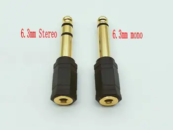 4pcs Gold-plated 6.3mm mono/stereo 1/4" inch Male / 3.5mm Female Adaptor connector
4pcs Gold-plated 6.3mm mono/stereo 1/4" inch Male / 3.5mm Female Adaptor connector