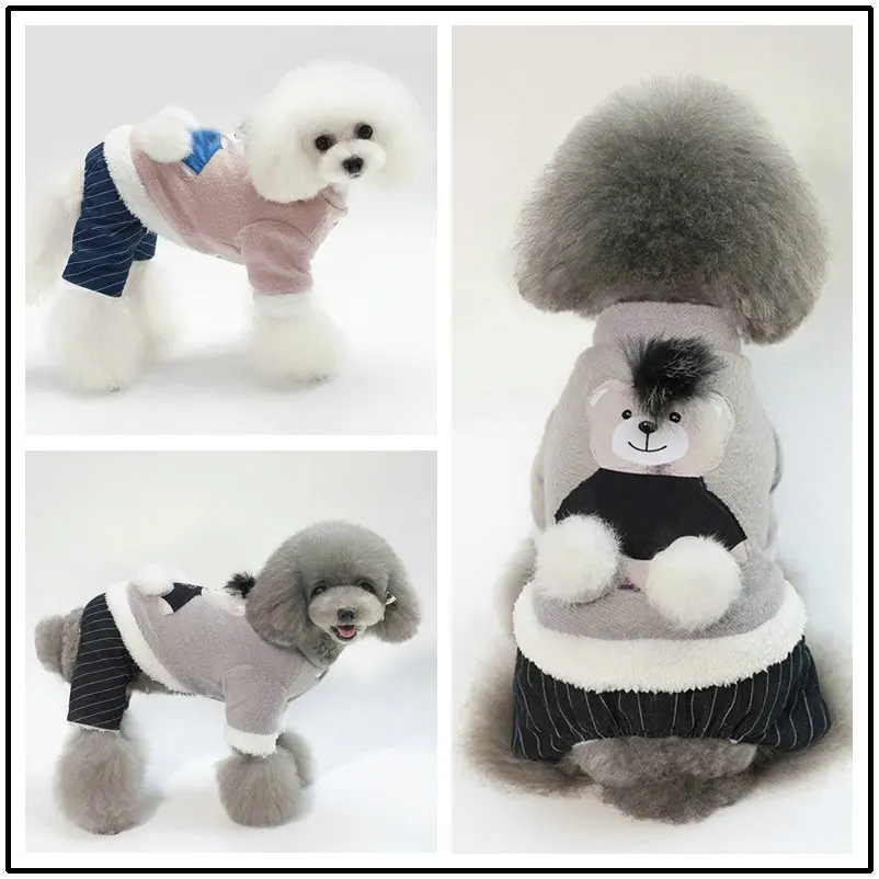 Pet autumn/winter Inverness clothes dog winter clothes four-legged cotton coat spot
Pet autumn/winter Inverness clothes dog winter clothes four-legged cotton coat spot