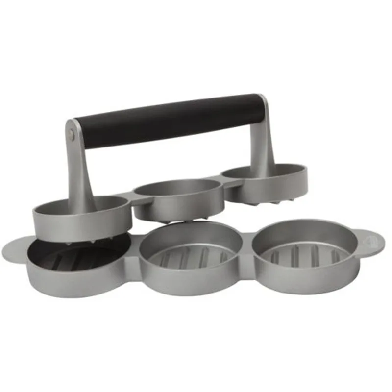 Mini Hamburger Presses Nonstick 3 Slot Small Burger Patties Press Triple Beef Burger Maker Mold Machine Meat Kitchen Cook Tool
Mini Hamburger Presses Nonstick 3 Slot Small Burger Patties Press Triple Beef Burger Maker Mold Machine Meat Kitchen Cook Tool