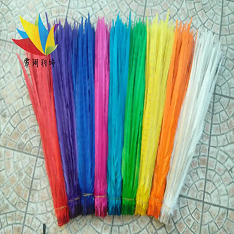 50-55cm 20-22" pheasant feather Bleached and ringneck 50PCS assorted colors Pheasant Tail Feathers
50-55cm 20-22" pheasant feather Bleached and ringneck 50PCS assorted colors Pheasant Tail Feathers