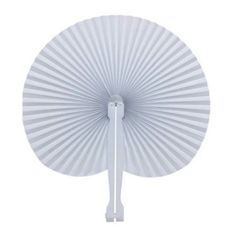 DIY White Fan Craft for Church Wedding Gift Vintage Home Party Decor Summer Hand Held Folding Paper Fans Round or Heart Shape
DIY White Fan Craft for Church Wedding Gift Vintage Home Party Decor Summer Hand Held Folding Paper Fans Round or Heart Shape
