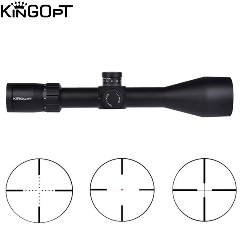 Kingopt 3-15x50 first focal plane riflescope with Zero-stop on Elevation turret German HD lens
Kingopt 3-15x50 first focal plane riflescope with Zero-stop on Elevation turret German HD lens