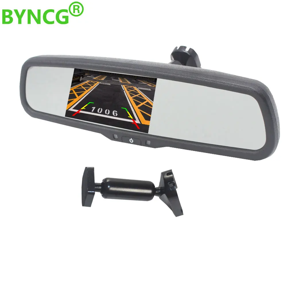 byncg 4.3TFT Rear View Car Mirror Car Rearview Back Up Mirror Monitor Screen Support Parking Monitor for Rear View License Plate
byncg 4.3TFT Rear View Car Mirror Car Rearview Back Up Mirror Monitor Screen Support Parking Monitor for Rear View License Plate