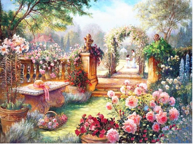 DIY 5d Diamond Painting Garden Landscape Full circular Diamond Embroidery Sale Diamond Picture Of Rhinestones Gift Home Decor
DIY 5d Diamond Painting Garden Landscape Full circular Diamond Embroidery Sale Diamond Picture Of Rhinestones Gift Home Decor