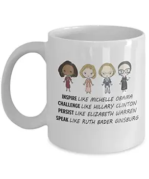 Roll over image to zoom in Inspire like Michelle Obama Challenge like Hillary Clinton 11 oz Funny Coffe Gift Mug (white, 11 oz)
Roll over image to zoom in Inspire like Michelle Obama Challenge like Hillary Clinton 11 oz Funny Coffe Gift Mug (white, 11 oz)