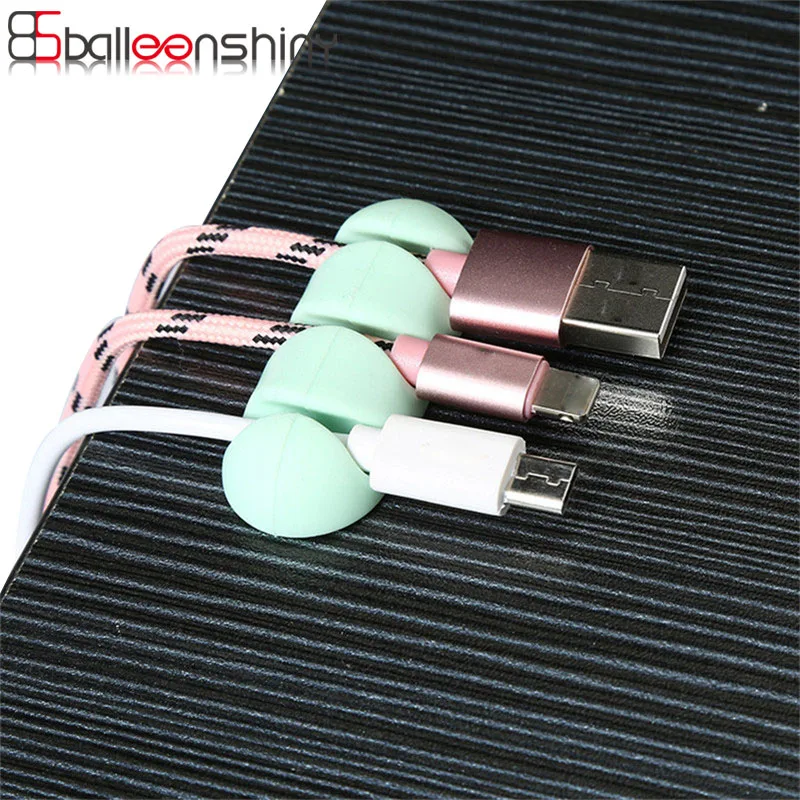 BalleenShiny 2Pcs Silicone Cable Organizer Device Management For Office Home Storage Desktop USB Data Wire Clips Clamp Holder
BalleenShiny 2Pcs Silicone Cable Organizer Device Management For Office Home Storage Desktop USB Data Wire Clips Clamp Holder