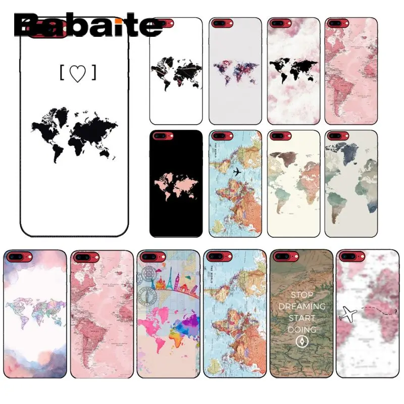 Babaite world map Luxury Unique Design Phone Cover for iPhone 6S 6plus 7 7plus 8 8Plus X Xs MAX 5 5S XR
Babaite world map Luxury Unique Design Phone Cover for iPhone 6S 6plus 7 7plus 8 8Plus X Xs MAX 5 5S XR