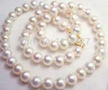 lady's women's jewelry new 8-9MM white Akoya Cultured Shell Pearl Necklace Beads Jewelry Natural Stone 18"
lady's women's jewelry new 8-9MM white Akoya Cultured Shell Pearl Necklace Beads Jewelry Natural Stone 18"