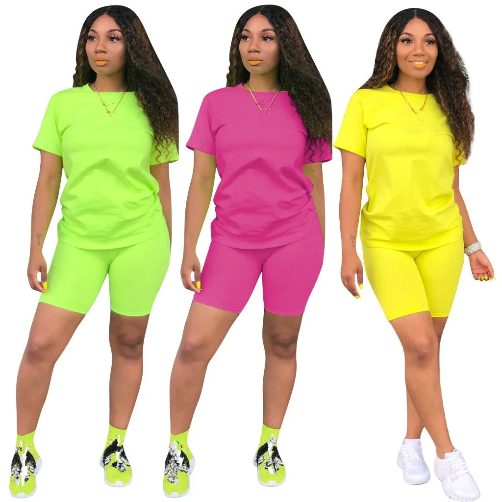 2019 Summer Women Short Sleeve Two Piece Sets Sexy O-Neck Crop Top And Biker Shorts Solid Tracksuit
2019 Summer Women Short Sleeve Two Piece Sets Sexy O-Neck Crop Top And Biker Shorts Solid Tracksuit