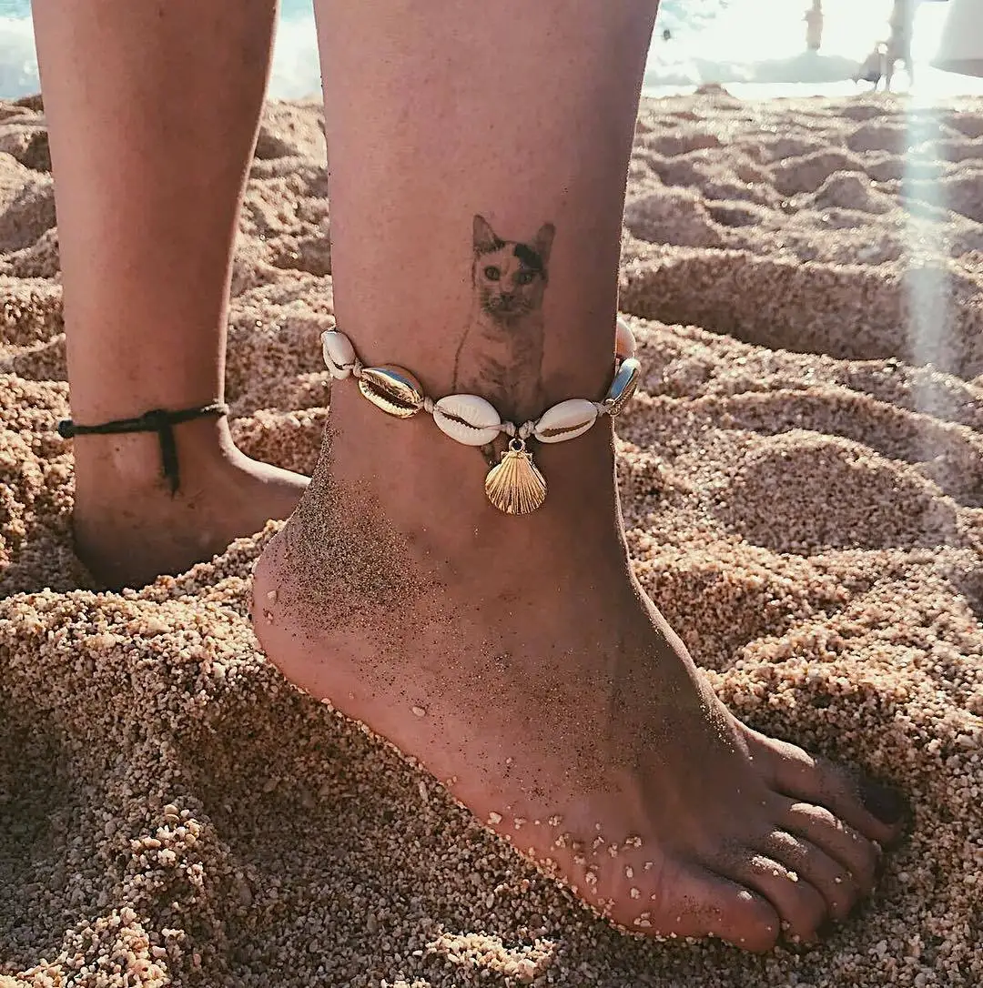 Anklets for Women Shell Foot Jewelry Summer Beach Barefoot Bracelet Ankle on Leg Strap Bohemian Accessories | Украшения и