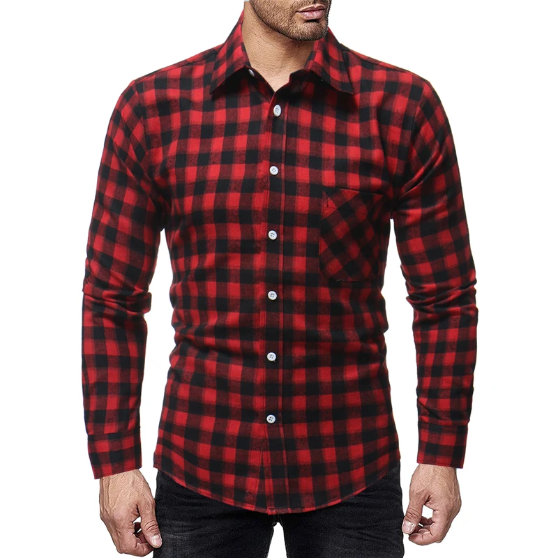 Best Selling 2019 New Men Shirt Fashion Plaid Patchwork Business Camisa Masculina Men's Casual Comfortable Long-sleeved Shirt
Best Selling 2019 New Men Shirt Fashion Plaid Patchwork Business Camisa Masculina Men's Casual Comfortable Long-sleeved Shirt