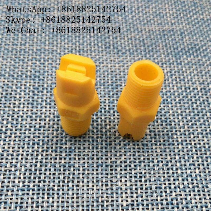 Flat Fan High Pressure Water Jet Nozzle, Industrial/factory cleaning, dust removal nozzle, Plastic Vee Jet flat fan spray nozzle
Flat Fan High Pressure Water Jet Nozzle, Industrial/factory cleaning, dust removal nozzle, Plastic Vee Jet flat fan spray nozzle