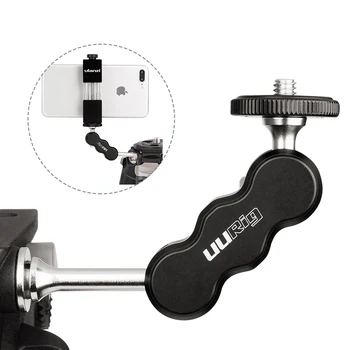 UURig R002 Aluminium Magic Arm Monitor Mount Articulating 1/4'' Screw Universal for Field Monitors LED Video Lights Microphones
UURig R002 Aluminium Magic Arm Monitor Mount Articulating 1/4'' Screw Universal for Field Monitors LED Video Lights Microphones