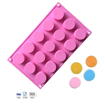 Silicone Mold 15 Cylindrical Mould DIY Small Soap Candle Mold Chocolate Pudding Ice Cube Mold Baking Tool High Quality Durable
Silicone Mold 15 Cylindrical Mould DIY Small Soap Candle Mold Chocolate Pudding Ice Cube Mold Baking Tool High Quality Durable