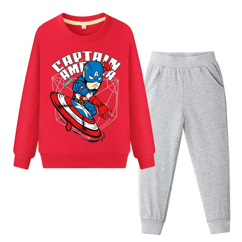 Avengers Pajama Set T Shirt Long Sleeves Pants