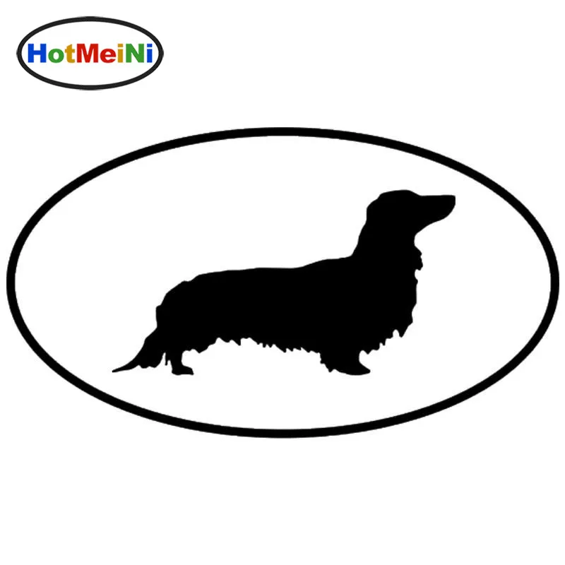 HotMeiNi Dachshund Long Haired Dog Car Stickers Creative Vinyl Decal Car Styling Truck Decoration Black/Silver 14.8*8.2CM
HotMeiNi Dachshund Long Haired Dog Car Stickers Creative Vinyl Decal Car Styling Truck Decoration Black/Silver 14.8*8.2CM