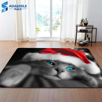 Christmas Party Decoration Rugs 3D Lovely Cat Carpets Kids Room Play Mat Flannel Memory Foam Area Rug Carpet for Living Room
Christmas Party Decoration Rugs 3D Lovely Cat Carpets Kids Room Play Mat Flannel Memory Foam Area Rug Carpet for Living Room