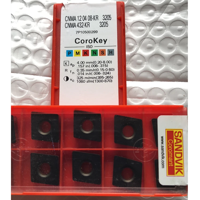 Абсолютно Новый CNMA120408-KR 3205 CNMA432-KR карбидные вставки 10 шт./кор. в оригинальной