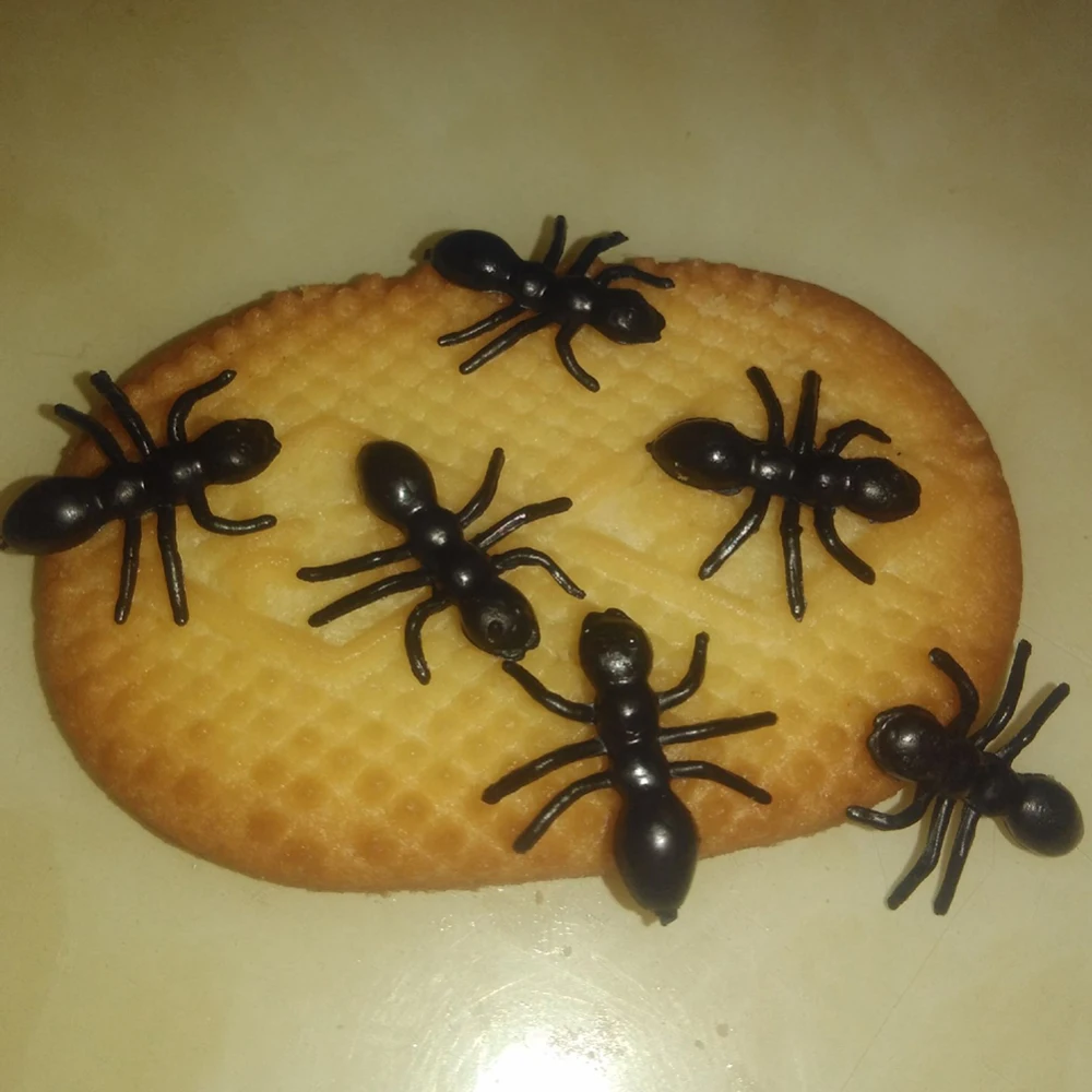 200pcs PVC Halloween Props Fake Black Ant Realistic Imitation Bug For Halloween Party Decoration Prank Props 1.8*1.5cm
200pcs PVC Halloween Props Fake Black Ant Realistic Imitation Bug For Halloween Party Decoration Prank Props 1.8*1.5cm