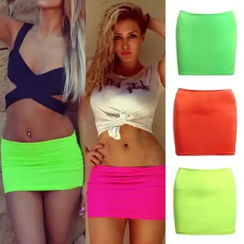 2019 New Summer Sexy Women Slim Short Pencil Skirts Solid Stretch Package Hip Skinny Bodycon Mini Dress Fluorescent Color
2019 New Summer Sexy Women Slim Short Pencil Skirts Solid Stretch Package Hip Skinny Bodycon Mini Dress Fluorescent Color