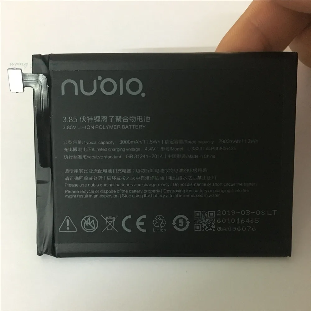 2019 New Battery For ZTE Nubia Z11 NX531J Li3829T44P6h806435 3000mAh High Quality Replacement Rechargeable Battery+Free Tools
2019 New Battery For ZTE Nubia Z11 NX531J Li3829T44P6h806435 3000mAh High Quality Replacement Rechargeable Battery+Free Tools