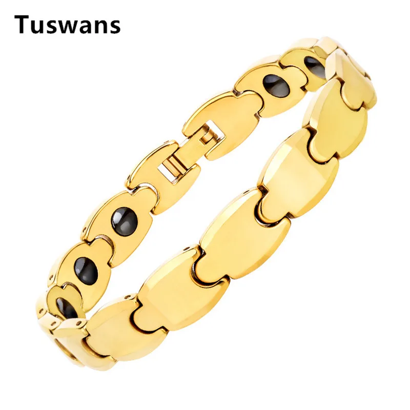 Elegant Lovers Style Gold Color Women/Men Tungsten Bracelets & Bangles with Magnetic Therapy Magnet Wholesale(TSWB15)
Elegant Lovers Style Gold Color Women/Men Tungsten Bracelets & Bangles with Magnetic Therapy Magnet Wholesale(TSWB15)