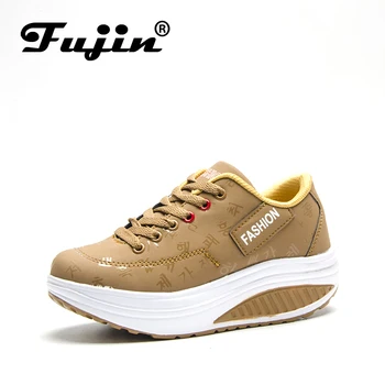 Fujin Brand 2020 Black White Platform Shoes Hidden Heel Thick Sneakers Creepers lace up platform Wedge Shoes Ladies For Women
Fujin Brand 2020 Black White Platform Shoes Hidden Heel Thick Sneakers Creepers lace up platform Wedge Shoes Ladies For Women