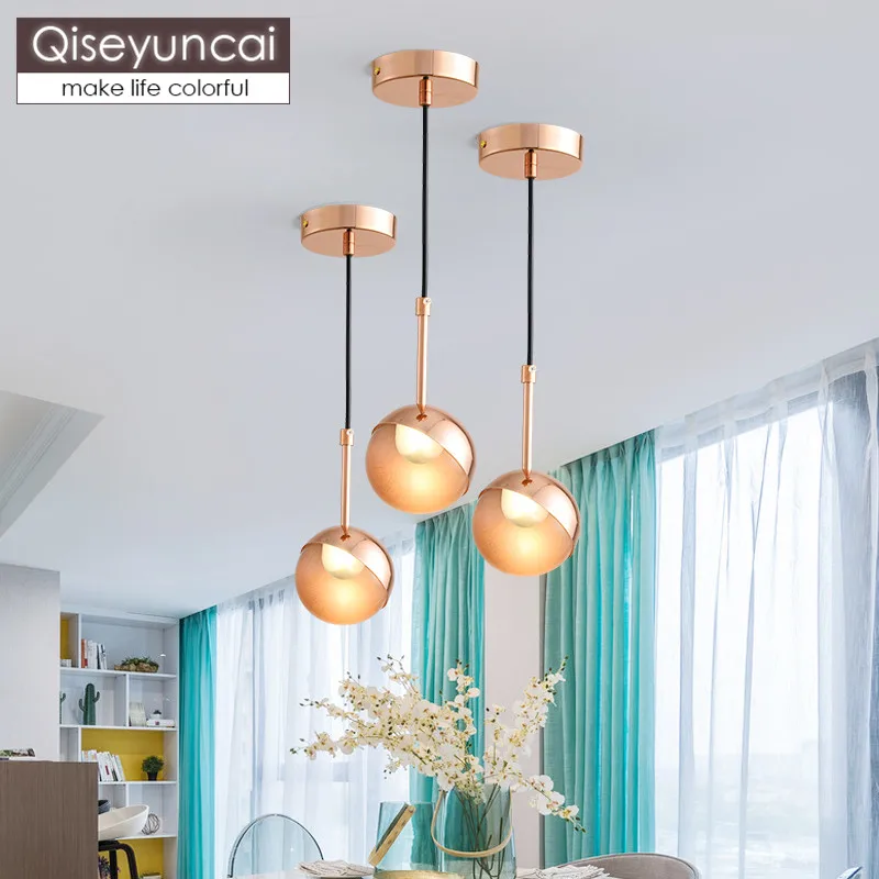 Qiseyuncai Nordic postmodern minimalist restaurant chandelier creative magic bean ball single head corridor aisle lighting
Qiseyuncai Nordic postmodern minimalist restaurant chandelier creative magic bean ball single head corridor aisle lighting