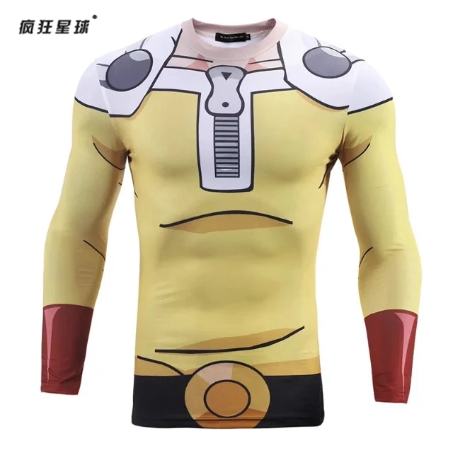Japanese Anime One Punch Man cosplay Saitama cos Spring and Autumn Cartoon printing long sleeve Unisex fashion Leisure T-shirt
Japanese Anime One Punch Man cosplay Saitama cos Spring and Autumn Cartoon printing long sleeve Unisex fashion Leisure T-shirt