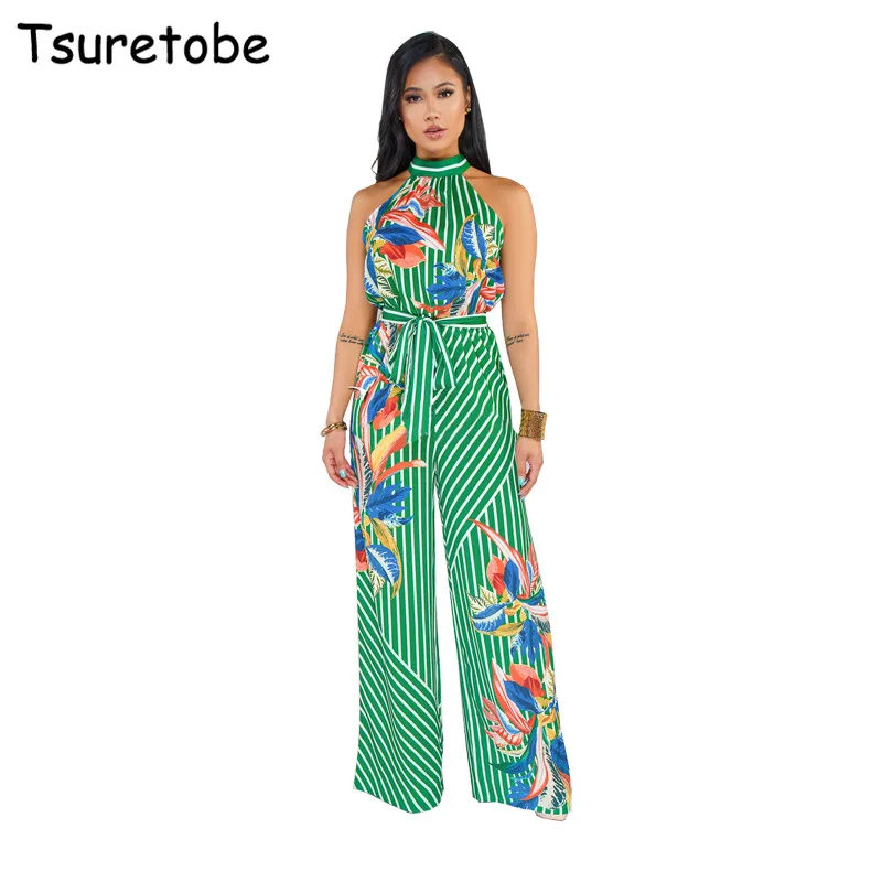 Tsuretobe Bench Printing Jumpsuit Women Elegant Style Sleeveless Striped Romper Ladies Bohemian Stylish Playsuits Female Vestido
Tsuretobe Bench Printing Jumpsuit Women Elegant Style Sleeveless Striped Romper Ladies Bohemian Stylish Playsuits Female Vestido