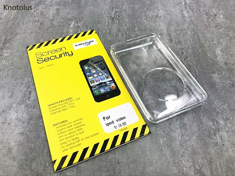 knotolus new transparent clear protective case cover + Protection film for ipod 5th gen video 30gb
knotolus new transparent clear protective case cover + Protection film for ipod 5th gen video 30gb