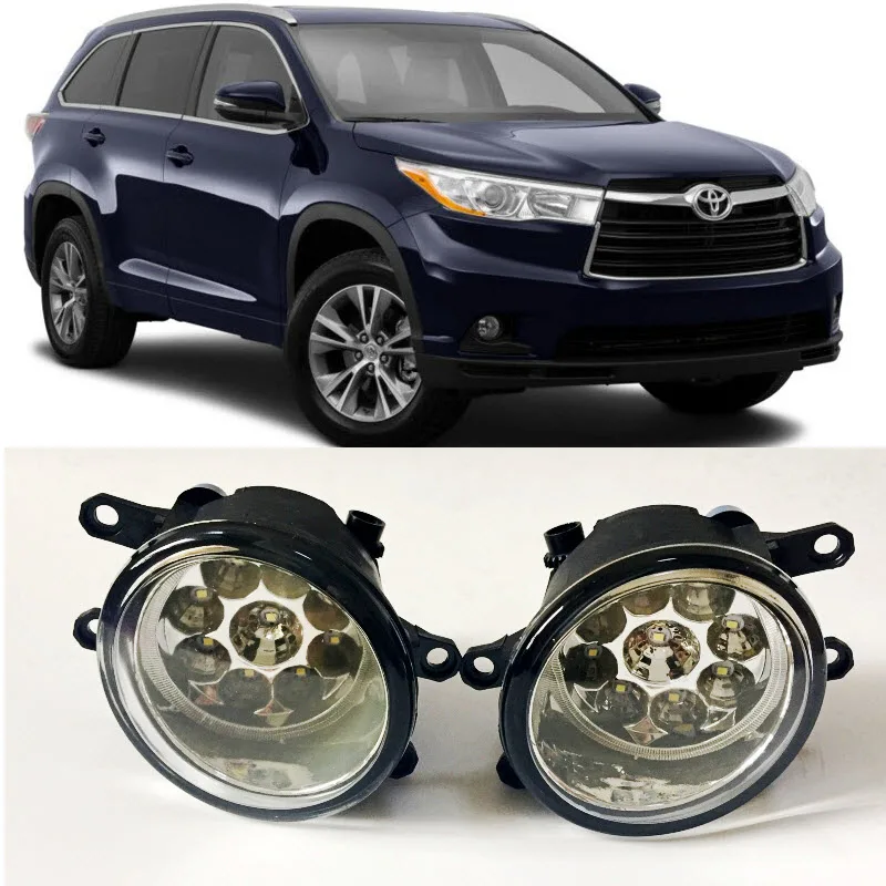 Car-Styling For Toyota Highlander Kluger 2014 2015 2016 9-Pieces Leds Fog Lights H11 H8 12V 55W Halogen LED Fog Head Lamp
Car-Styling For Toyota Highlander Kluger 2014 2015 2016 9-Pieces Leds Fog Lights H11 H8 12V 55W Halogen LED Fog Head Lamp