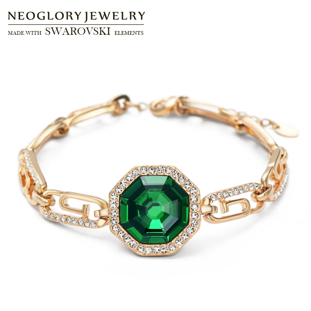 Neoglory Austria Crystal & Rhinestone Bangle Light Yellow Gold Color Elegant Green Stone Geometric Style Jewelry Bracelet Party
Neoglory Austria Crystal & Rhinestone Bangle Light Yellow Gold Color Elegant Green Stone Geometric Style Jewelry Bracelet Party