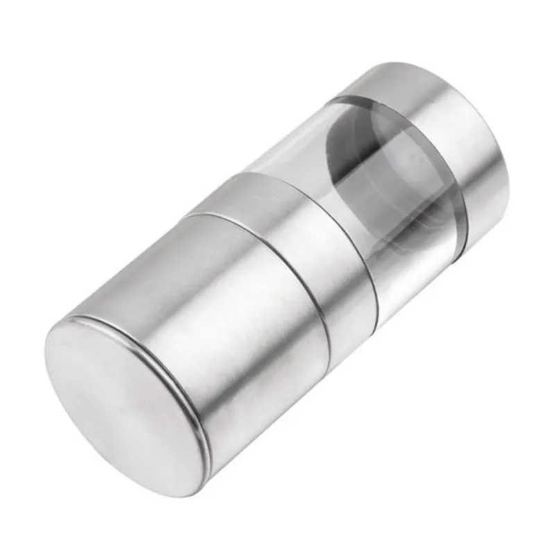 1pc Stainless Steel Manual Pepper Salt Mill Grinder Spice Kitchen Mill Muller For Cooking Restaurants
1pc Stainless Steel Manual Pepper Salt Mill Grinder Spice Kitchen Mill Muller For Cooking Restaurants