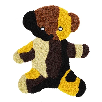 

Bear Towel Embroidery Patches Sew on Motifs Applique for Brand Sweater Badges Decorated Sewing Accessories 10pieces
