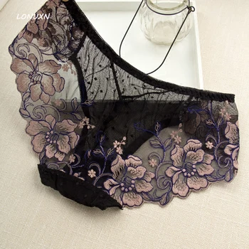 Buy three get one High quality yarn embroidery lace panties female four large transparent code low speed dry cotton briefs
Buy three get one High quality yarn embroidery lace panties female four large transparent code low speed dry cotton briefs