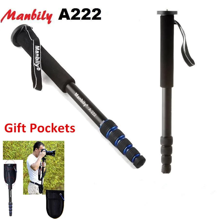 Manbily A-222 Professional 65-inch Camera Aluminium Monopod Shoulder/Carrying Bag Included
Manbily A-222 Professional 65-inch Camera Aluminium Monopod Shoulder/Carrying Bag Included