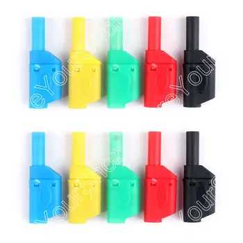Areyourshop 10 Pcs Seal Insulated 4mm Safety Protection Banana Plug For Test Probes Binding Posts Multimete
Areyourshop 10 Pcs Seal Insulated 4mm Safety Protection Banana Plug For Test Probes Binding Posts Multimete