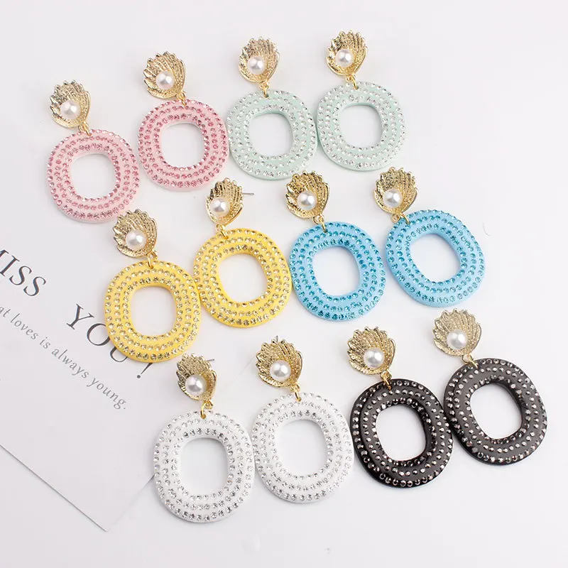 DoreenBeads Gold Color Shell Imitation Pearl Rhinestone Stud Earrings Bohemian Summer Ocean Sea Beach Women's Jewelry 1 Pair
DoreenBeads Gold Color Shell Imitation Pearl Rhinestone Stud Earrings Bohemian Summer Ocean Sea Beach Women's Jewelry 1 Pair