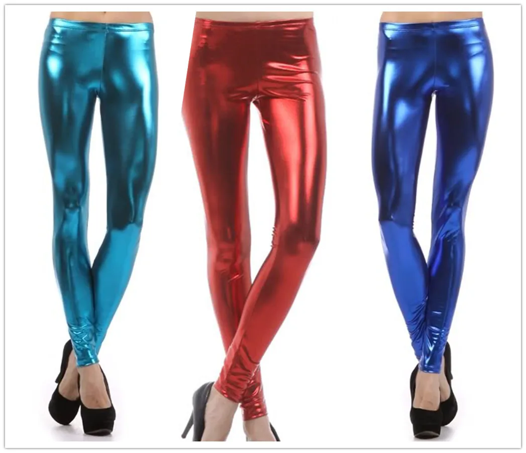 Hot Candy-colored multi-colored bright leather Metal-cutting gold-plated night-like synthetic leather pants Women Leggings L1103
Hot Candy-colored multi-colored bright leather Metal-cutting gold-plated night-like synthetic leather pants Women Leggings L1103