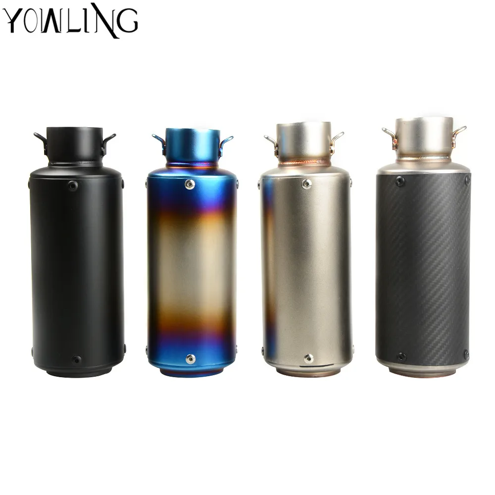Universal Inlet 51mm 61mm Motorcycle Accessories Exhaust Pipe Muffler Carbon Fiber Motorbike Muffler Exhaust Escape DB Killer
Universal Inlet 51mm 61mm Motorcycle Accessories Exhaust Pipe Muffler Carbon Fiber Motorbike Muffler Exhaust Escape DB Killer