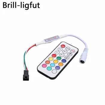 21 Key DC5-12V RGB Wireless Remote Led Pixel Controller Mini WS2811 WS2812 RF LED Controller For LED Dream Color Strip
21 Key DC5-12V RGB Wireless Remote Led Pixel Controller Mini WS2811 WS2812 RF LED Controller For LED Dream Color Strip
