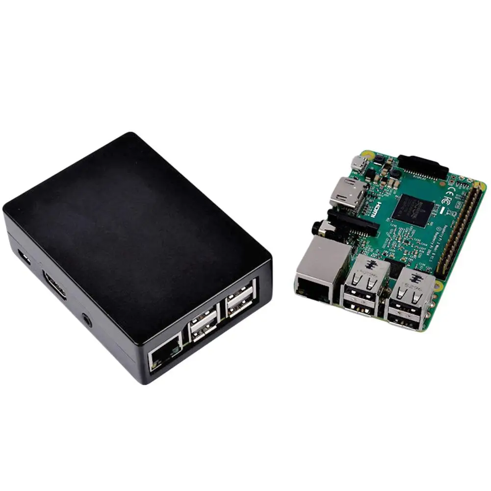 Black Original Official Case Box for Raspberry PI 3 model B+plus ABS Plastic Case Box Cover Shell Enclosure Housing for PI3
Black Original Official Case Box for Raspberry PI 3 model B+plus ABS Plastic Case Box Cover Shell Enclosure Housing for PI3