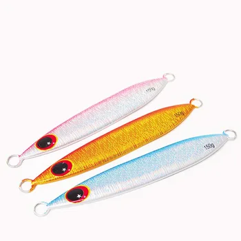 5PCS Metal Jigging Slow Jig Deep sea Fishing Jigging Lure Jigbait spoon baits 80g 150g
5PCS Metal Jigging Slow Jig Deep sea Fishing Jigging Lure Jigbait spoon baits 80g 150g